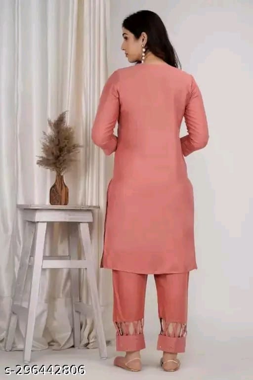 Rayon Kurta Pant with juti