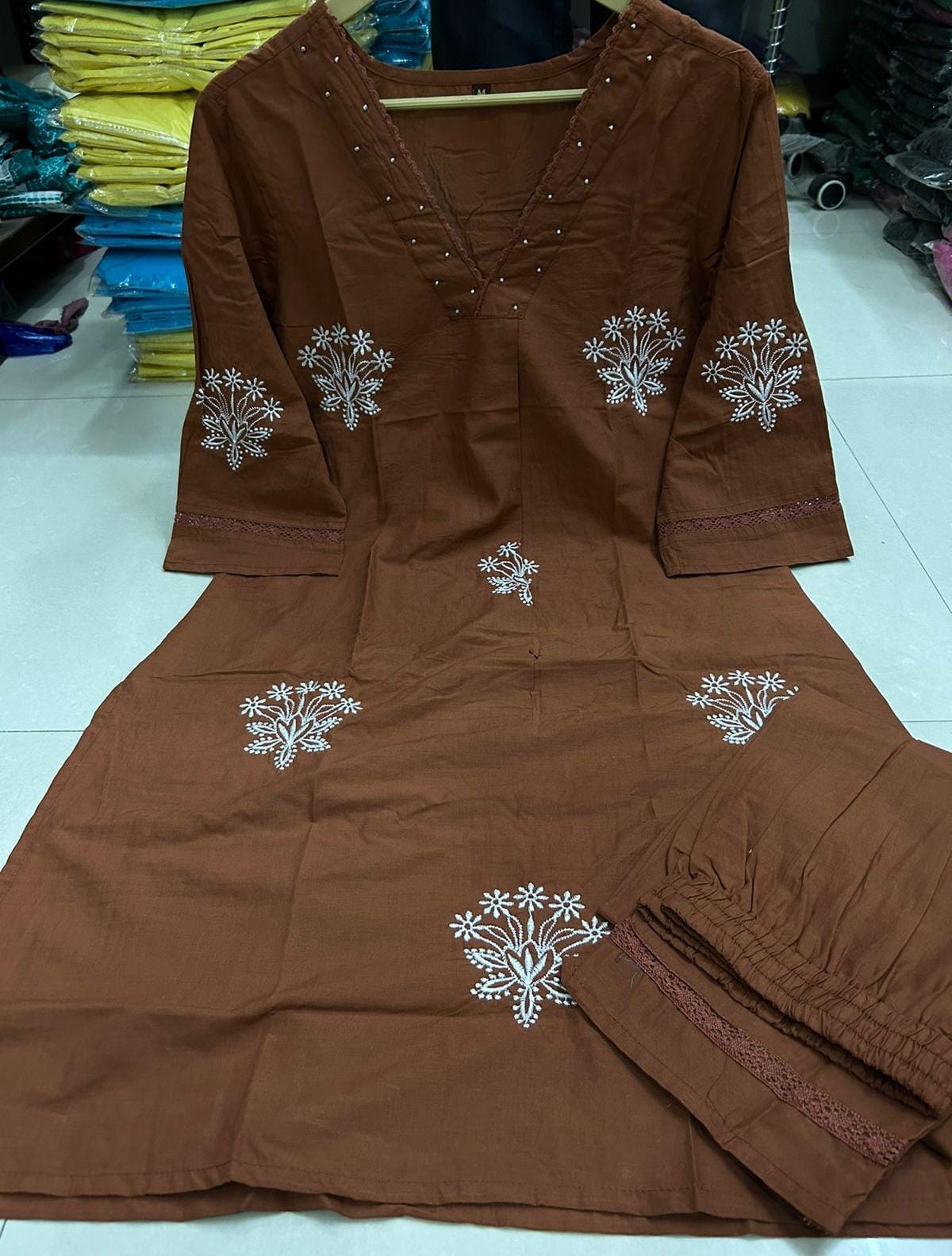 Cotton kurti with pant